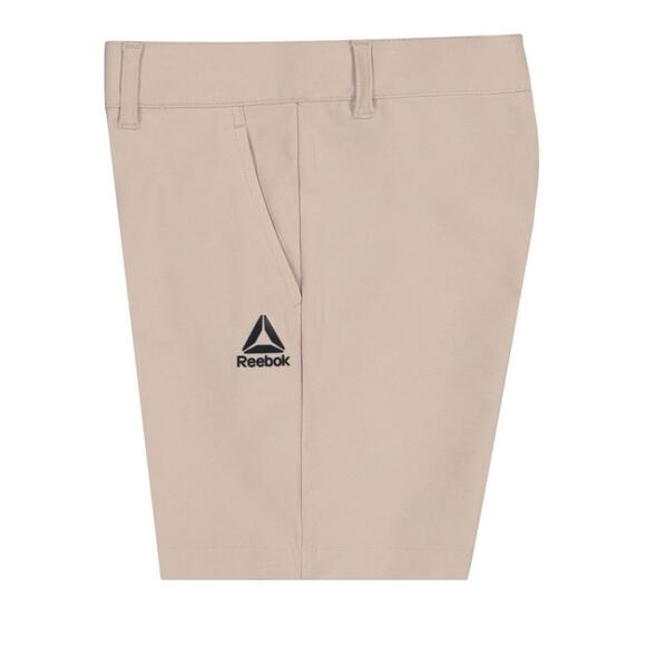 NEW Reebok Boy's Athletic Shorts Medium 8 Victory Dress Short Tan/Beige Tapered - Picture 4 of 5